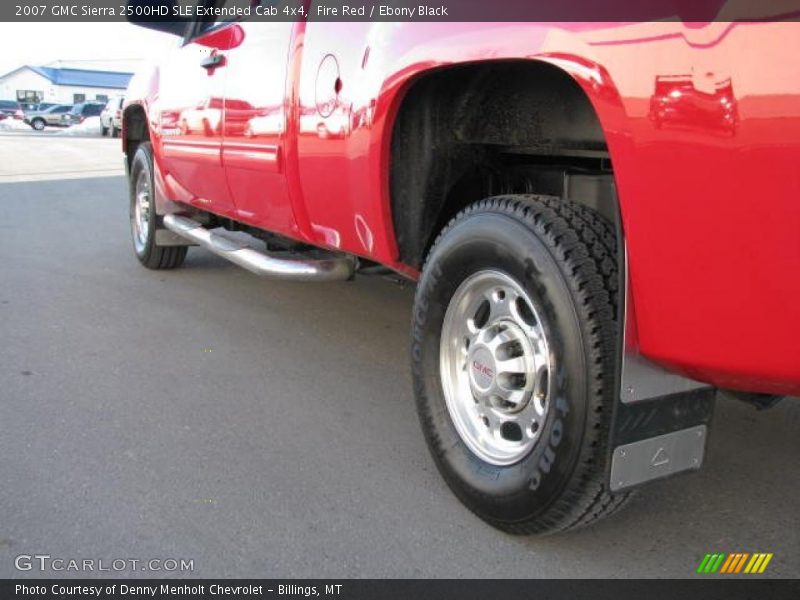 Fire Red / Ebony Black 2007 GMC Sierra 2500HD SLE Extended Cab 4x4