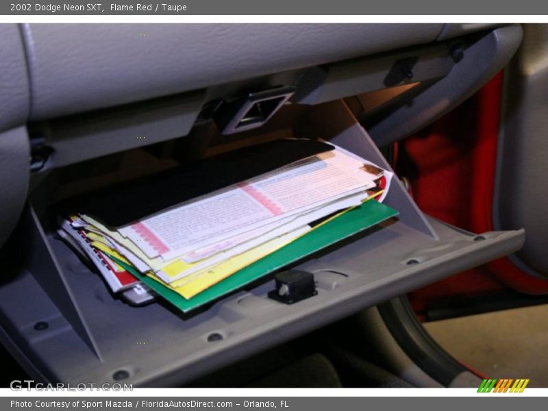 Flame Red / Taupe 2002 Dodge Neon SXT