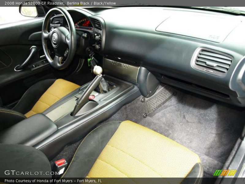Berlina Black / Black/Yellow 2008 Honda S2000 CR Roadster