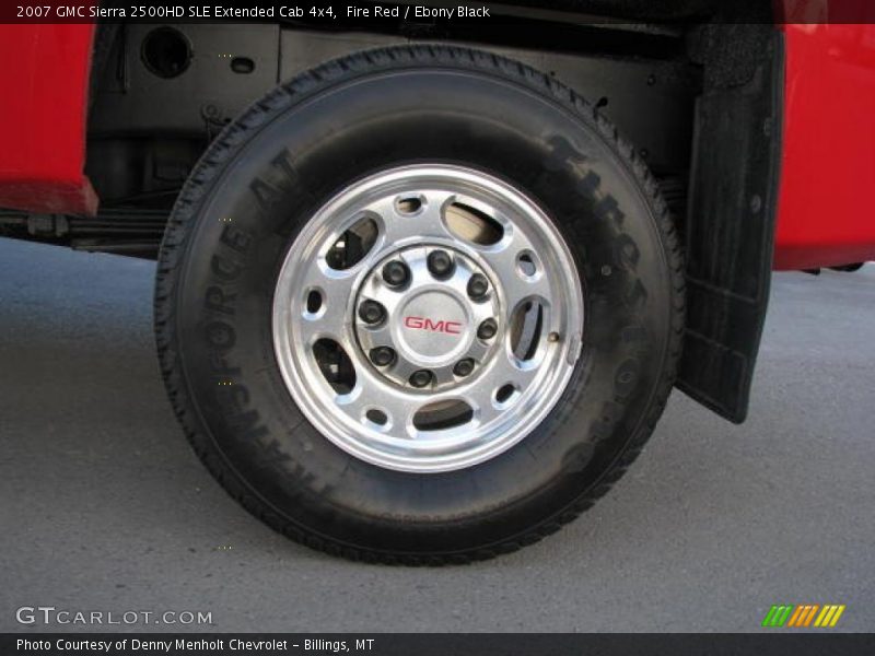 Fire Red / Ebony Black 2007 GMC Sierra 2500HD SLE Extended Cab 4x4