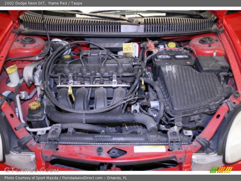 Flame Red / Taupe 2002 Dodge Neon SXT