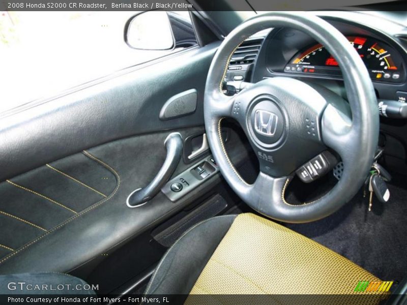 Berlina Black / Black/Yellow 2008 Honda S2000 CR Roadster