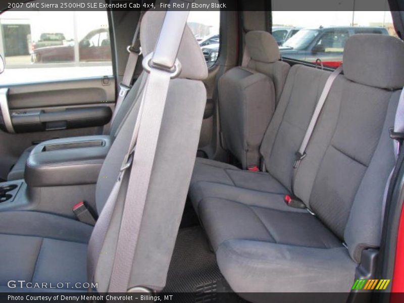 Fire Red / Ebony Black 2007 GMC Sierra 2500HD SLE Extended Cab 4x4