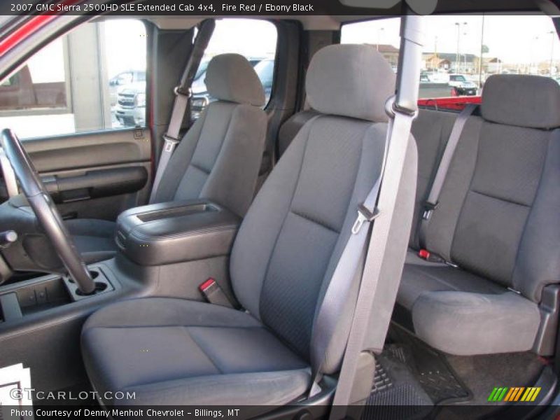 Fire Red / Ebony Black 2007 GMC Sierra 2500HD SLE Extended Cab 4x4