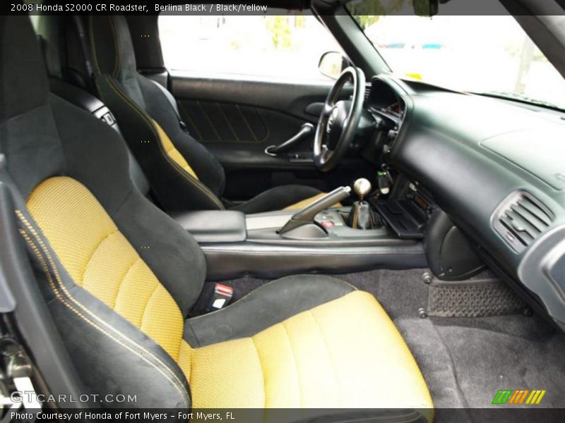 Berlina Black / Black/Yellow 2008 Honda S2000 CR Roadster