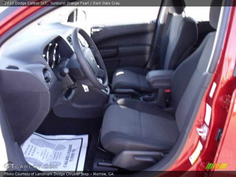 Sunburst Orange Pearl / Dark Slate Gray 2010 Dodge Caliber SXT