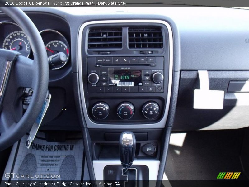 Sunburst Orange Pearl / Dark Slate Gray 2010 Dodge Caliber SXT