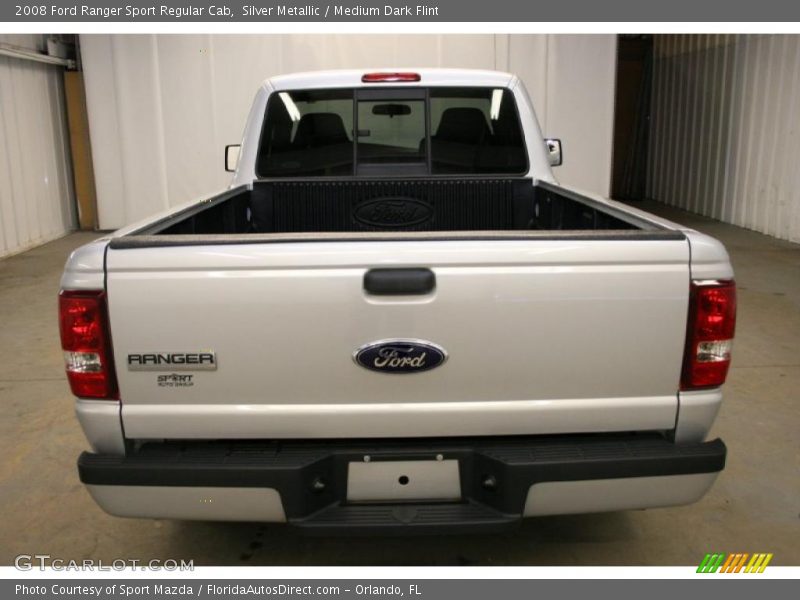 Silver Metallic / Medium Dark Flint 2008 Ford Ranger Sport Regular Cab