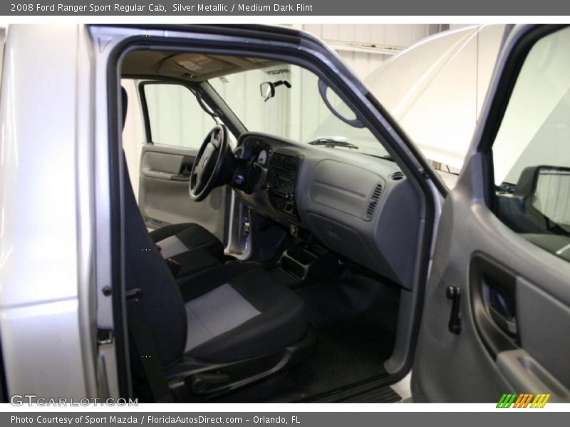 Silver Metallic / Medium Dark Flint 2008 Ford Ranger Sport Regular Cab