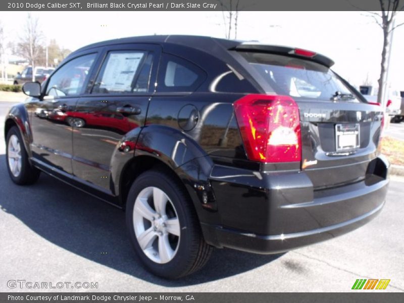 Brilliant Black Crystal Pearl / Dark Slate Gray 2010 Dodge Caliber SXT