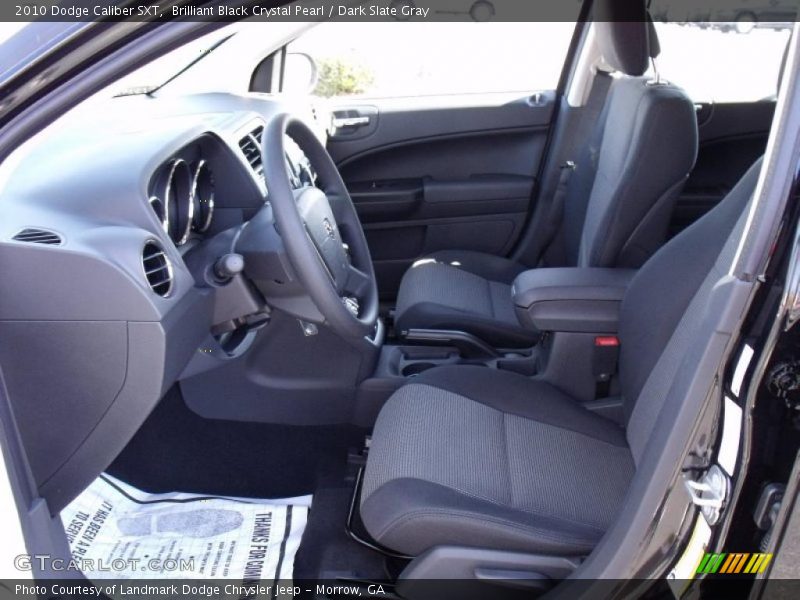 Brilliant Black Crystal Pearl / Dark Slate Gray 2010 Dodge Caliber SXT
