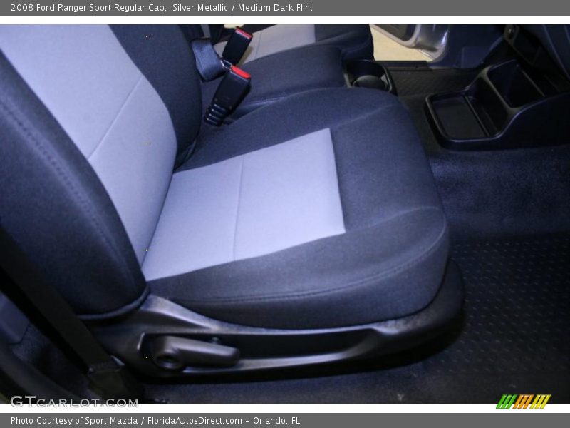 Silver Metallic / Medium Dark Flint 2008 Ford Ranger Sport Regular Cab