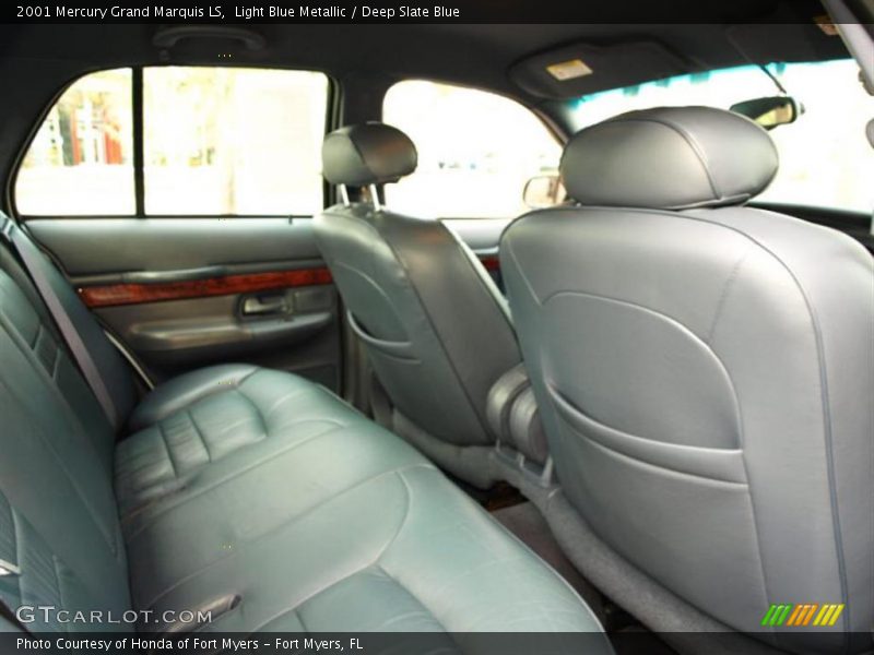 Light Blue Metallic / Deep Slate Blue 2001 Mercury Grand Marquis LS