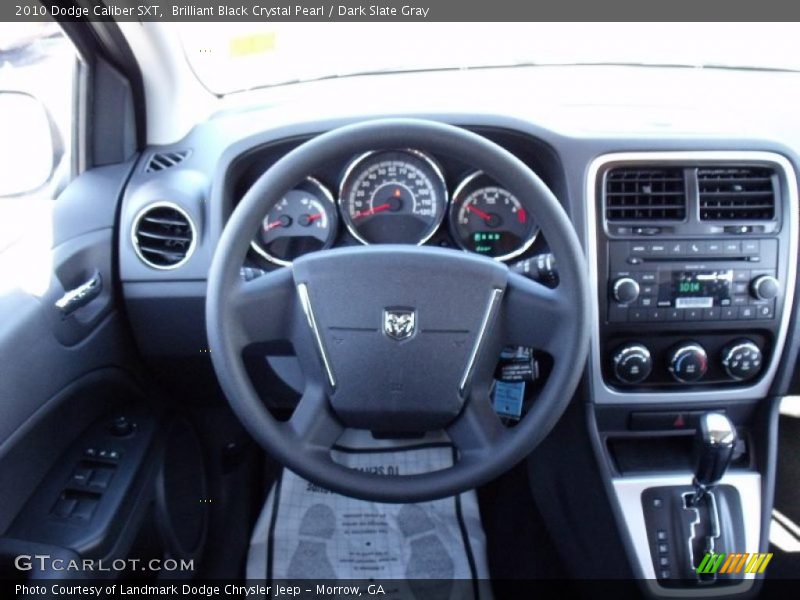 Brilliant Black Crystal Pearl / Dark Slate Gray 2010 Dodge Caliber SXT