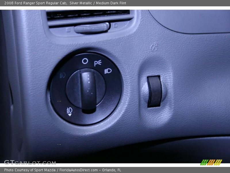 Silver Metallic / Medium Dark Flint 2008 Ford Ranger Sport Regular Cab