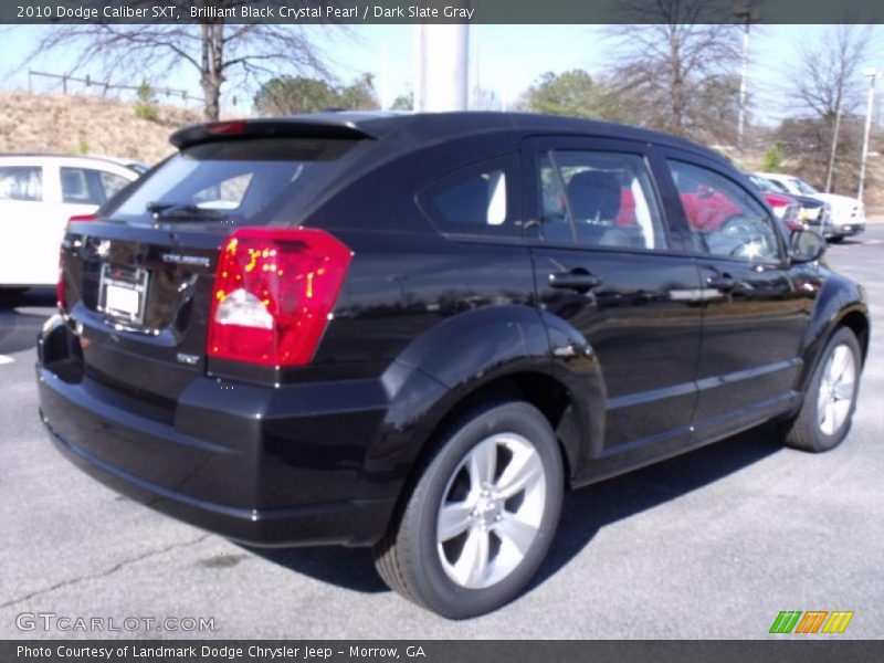 Brilliant Black Crystal Pearl / Dark Slate Gray 2010 Dodge Caliber SXT