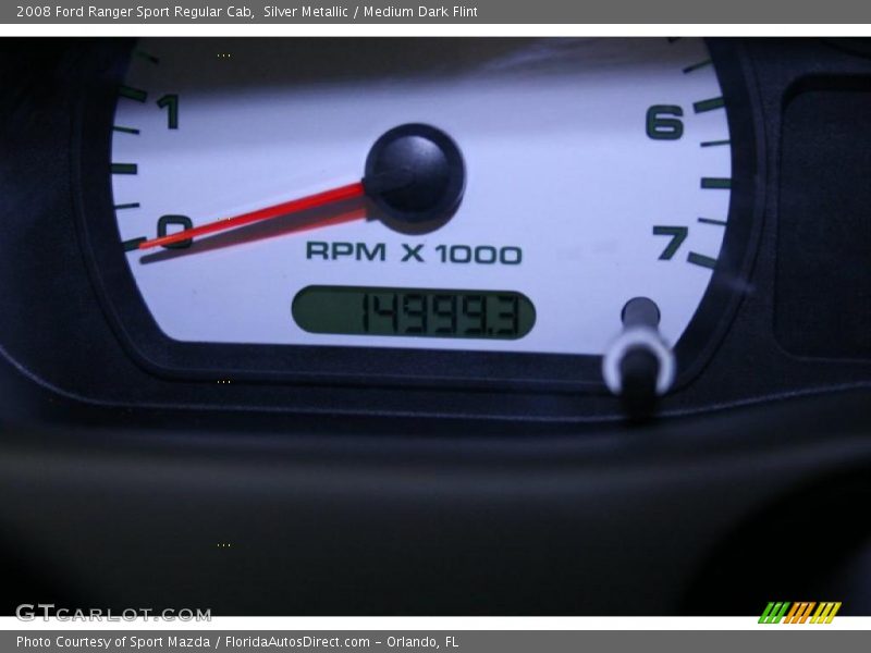 Silver Metallic / Medium Dark Flint 2008 Ford Ranger Sport Regular Cab