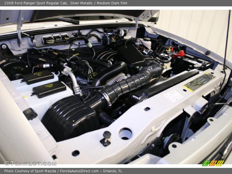 Silver Metallic / Medium Dark Flint 2008 Ford Ranger Sport Regular Cab