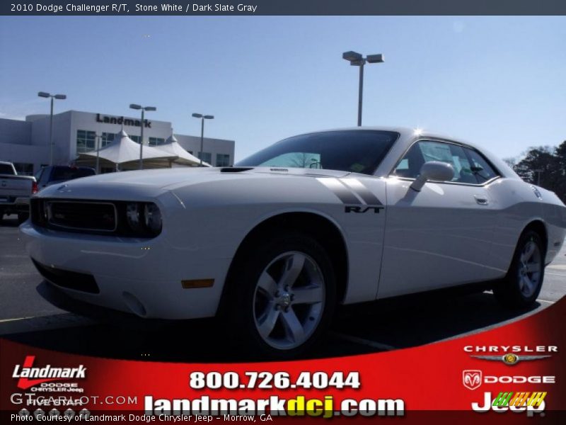 Stone White / Dark Slate Gray 2010 Dodge Challenger R/T
