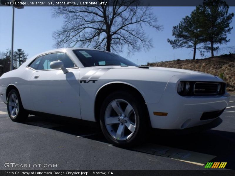 Stone White / Dark Slate Gray 2010 Dodge Challenger R/T