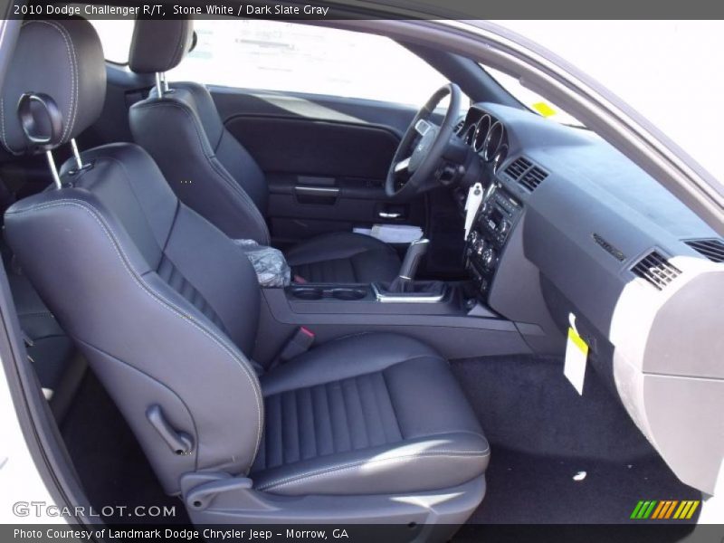 Stone White / Dark Slate Gray 2010 Dodge Challenger R/T