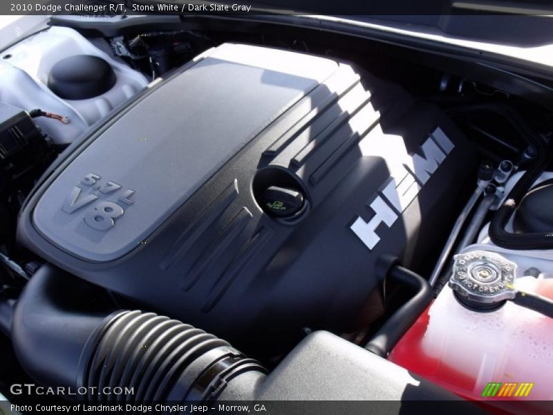 Stone White / Dark Slate Gray 2010 Dodge Challenger R/T