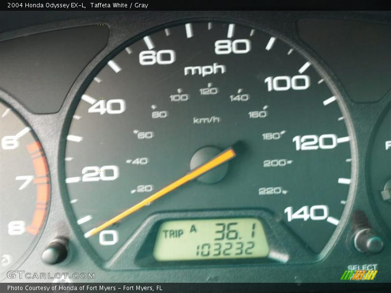 Taffeta White / Gray 2004 Honda Odyssey EX-L