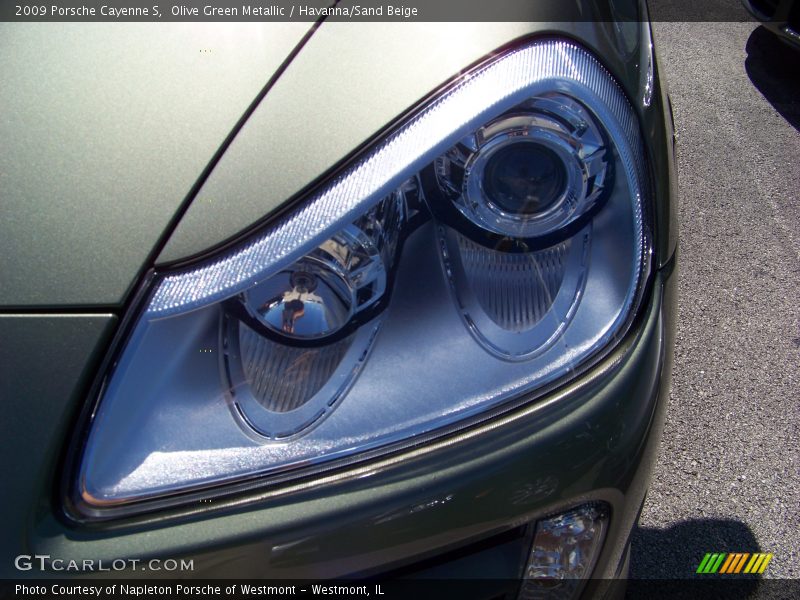 Olive Green Metallic / Havanna/Sand Beige 2009 Porsche Cayenne S