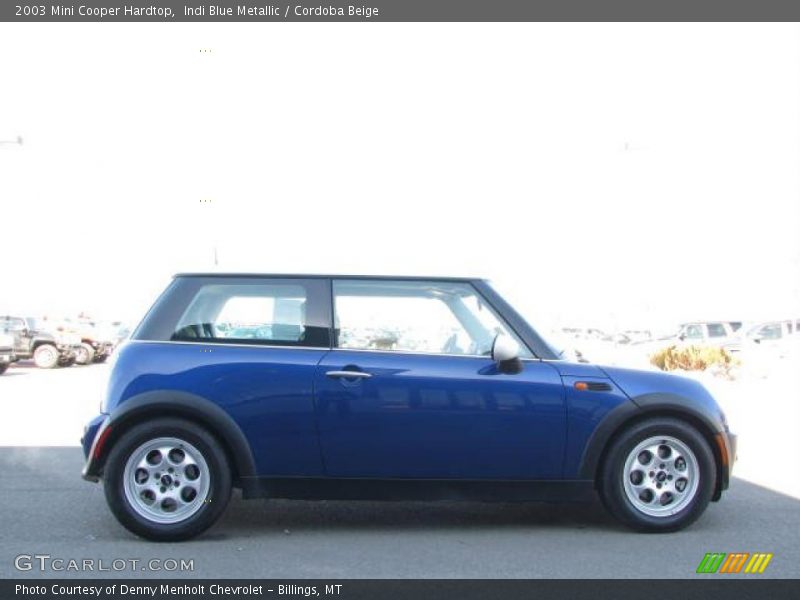 Indi Blue Metallic / Cordoba Beige 2003 Mini Cooper Hardtop