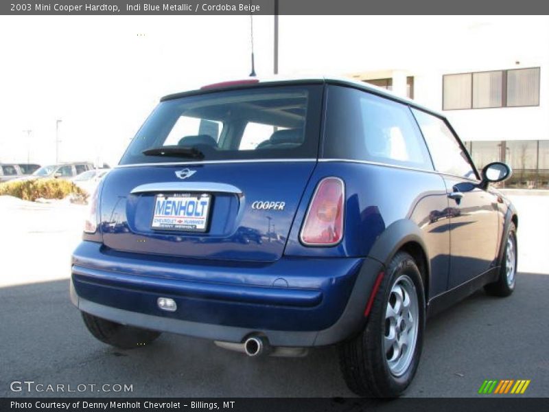 Indi Blue Metallic / Cordoba Beige 2003 Mini Cooper Hardtop