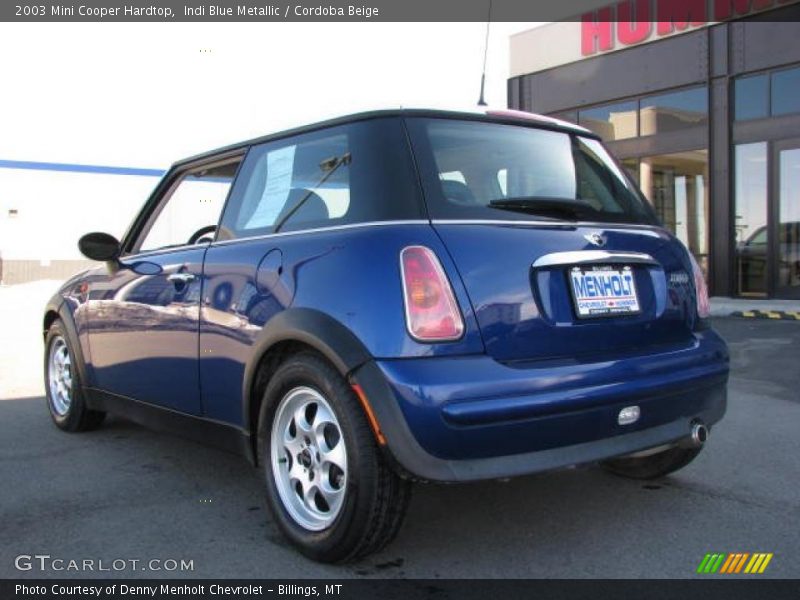 Indi Blue Metallic / Cordoba Beige 2003 Mini Cooper Hardtop