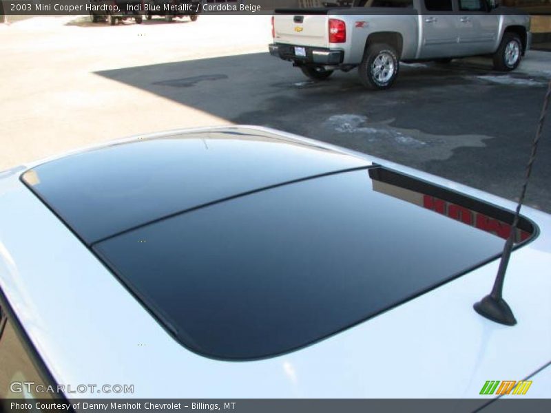 Indi Blue Metallic / Cordoba Beige 2003 Mini Cooper Hardtop