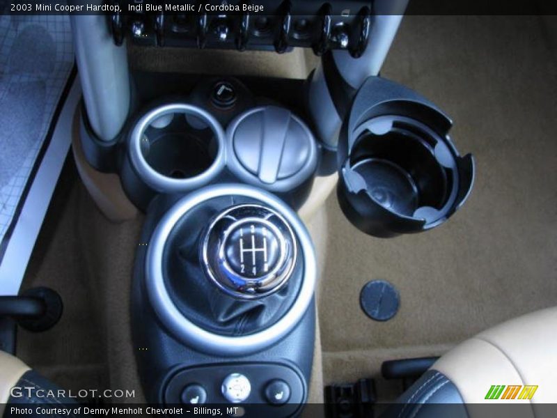 Indi Blue Metallic / Cordoba Beige 2003 Mini Cooper Hardtop