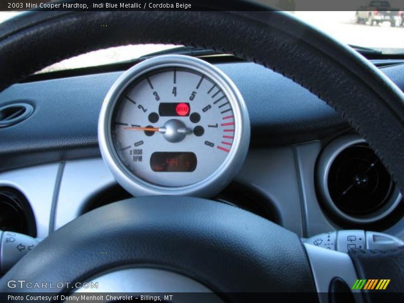 Indi Blue Metallic / Cordoba Beige 2003 Mini Cooper Hardtop