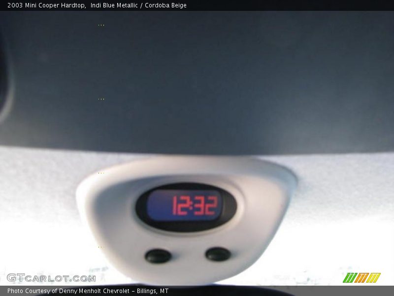 Indi Blue Metallic / Cordoba Beige 2003 Mini Cooper Hardtop