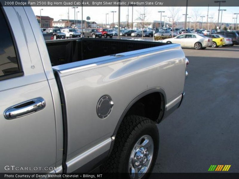 Bright Silver Metallic / Medium Slate Gray 2008 Dodge Ram 2500 Big Horn Quad Cab 4x4