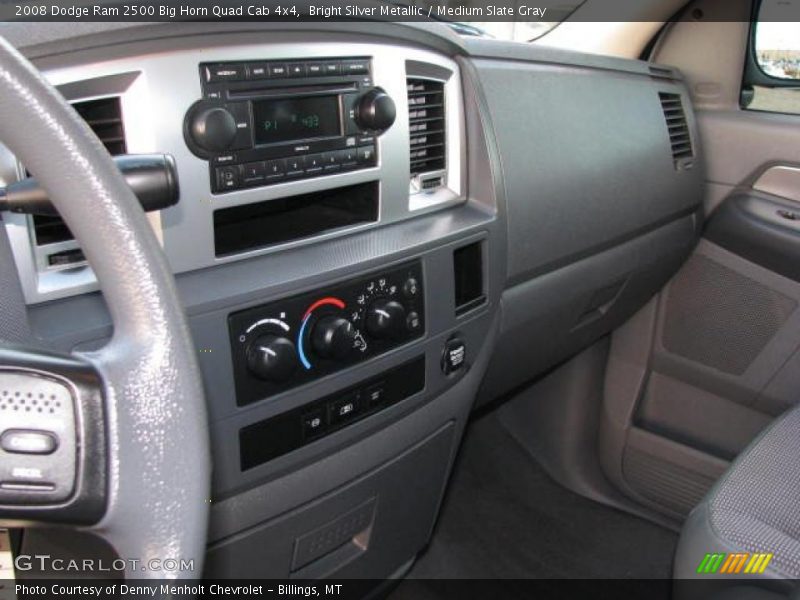 Bright Silver Metallic / Medium Slate Gray 2008 Dodge Ram 2500 Big Horn Quad Cab 4x4