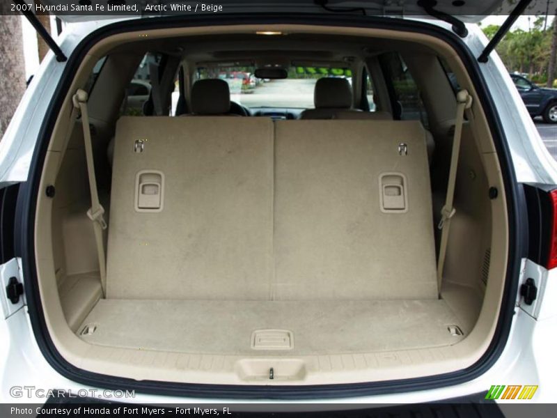 Arctic White / Beige 2007 Hyundai Santa Fe Limited