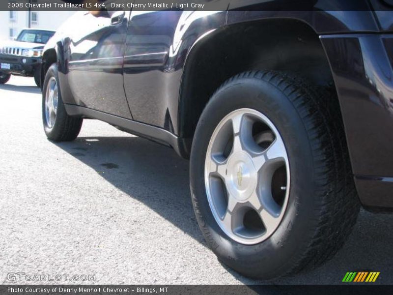 Dark Cherry Metallic / Light Gray 2008 Chevrolet TrailBlazer LS 4x4