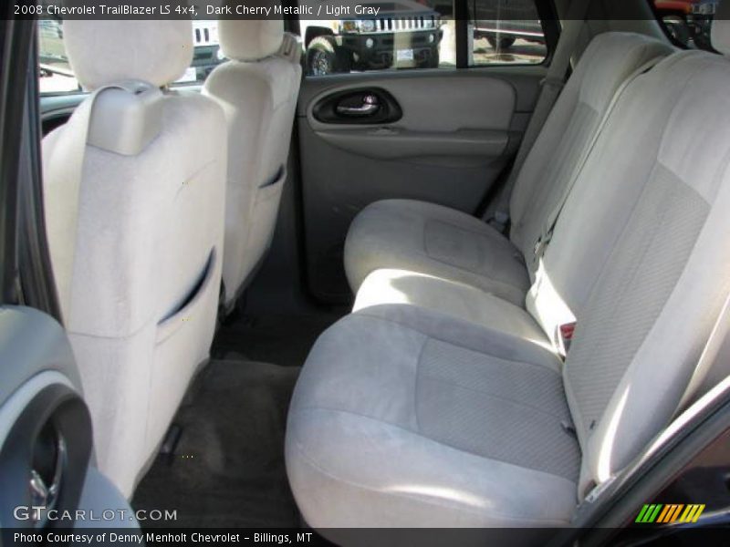 Dark Cherry Metallic / Light Gray 2008 Chevrolet TrailBlazer LS 4x4