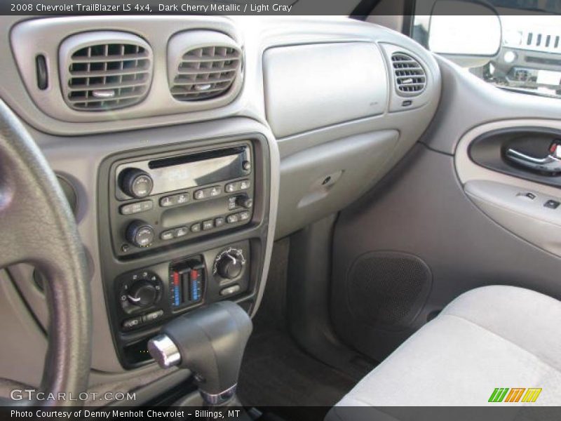 Dark Cherry Metallic / Light Gray 2008 Chevrolet TrailBlazer LS 4x4