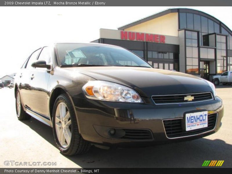 Mocha Bronze Metallic / Ebony 2009 Chevrolet Impala LTZ