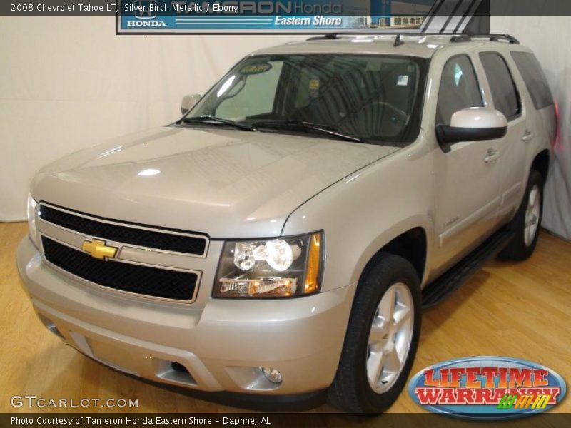 Silver Birch Metallic / Ebony 2008 Chevrolet Tahoe LT