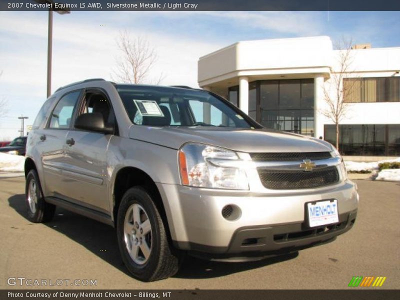 Silverstone Metallic / Light Gray 2007 Chevrolet Equinox LS AWD