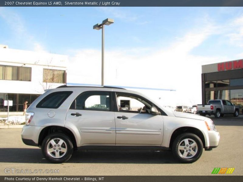 Silverstone Metallic / Light Gray 2007 Chevrolet Equinox LS AWD