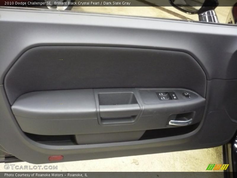 Brilliant Black Crystal Pearl / Dark Slate Gray 2010 Dodge Challenger SE