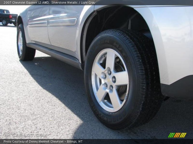 Silverstone Metallic / Light Gray 2007 Chevrolet Equinox LS AWD