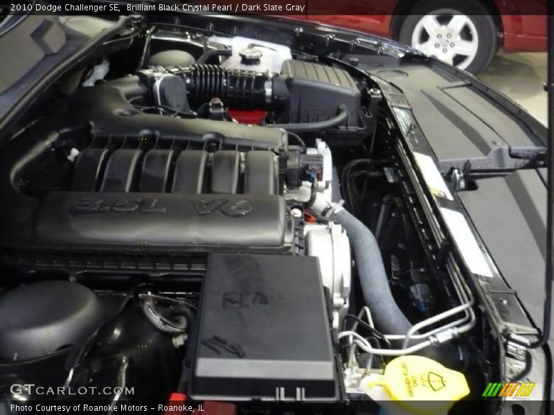 Brilliant Black Crystal Pearl / Dark Slate Gray 2010 Dodge Challenger SE