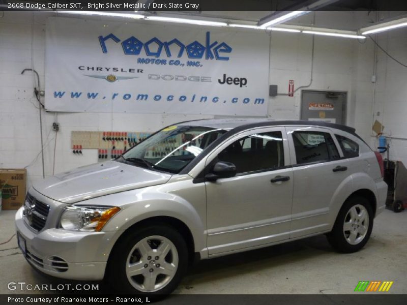Bright Silver Metallic / Dark Slate Gray 2008 Dodge Caliber SXT