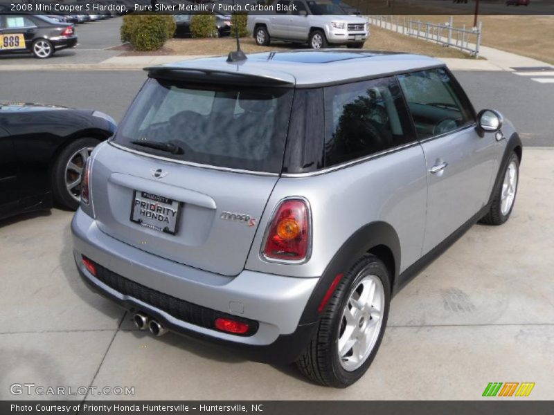 Pure Silver Metallic / Punch Carbon Black 2008 Mini Cooper S Hardtop
